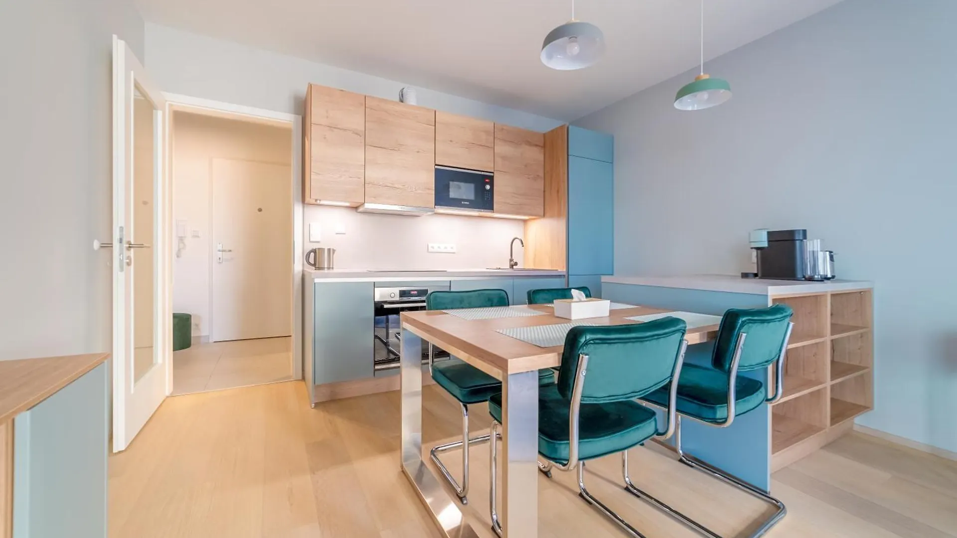 Chic Prague Living At Vista Serenity Apartment With Balcony