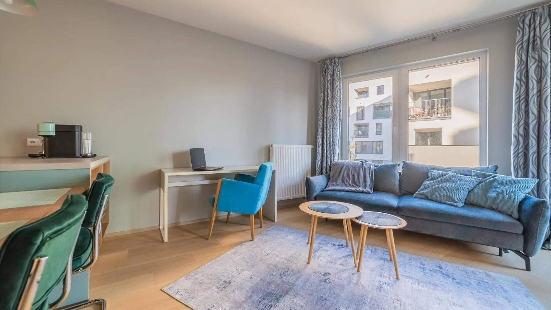 Chic Prague Living At Vista Serenity Apartment With Balcony